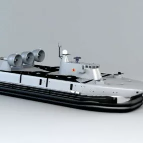 Zubr-class Lcac 3d model