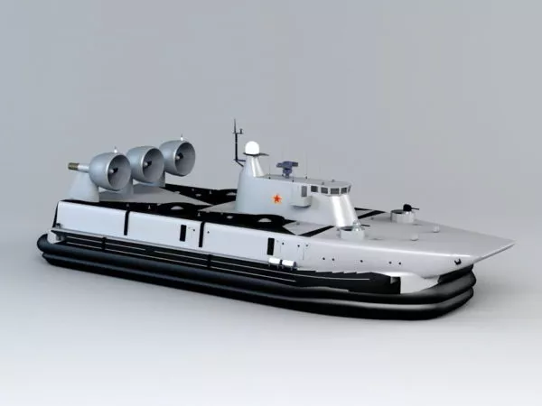 Zubr-class Lcac 3d model Zubr-class Lcac 3d model