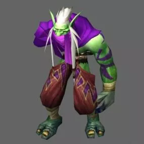 Zuljin – Wow Character 3d model