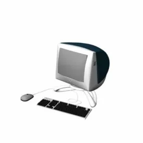 Imac G3 Blue 3d model