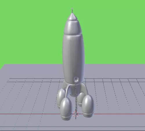 Crescent Wing Spacecraft 3d model
