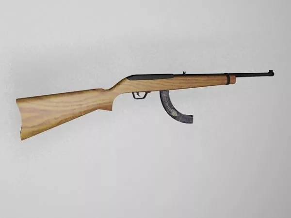 Military Assault Rifle V1 3d model