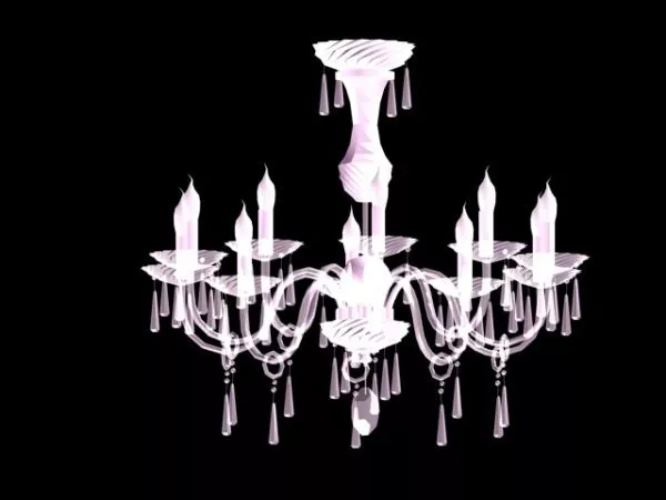 10 Lights Style Crystal Chandelier 3d model 10 Lights Style Crystal Chandelier 3d model