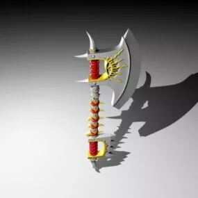 Weapon Fantasy Axe 3d model
