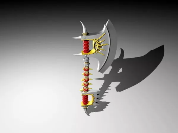 Modern Axe Branch Tree Handle 3d model