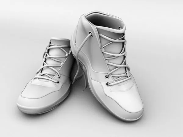 Nice Reebok Sneakers White Color 3d model
