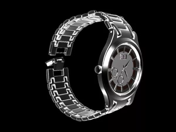 Men Wrist Watch 3d model