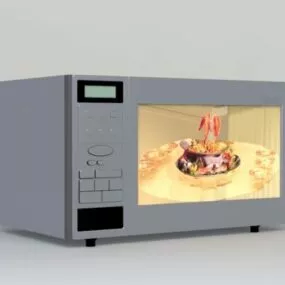 Kitchen Microwave Oven 3d model