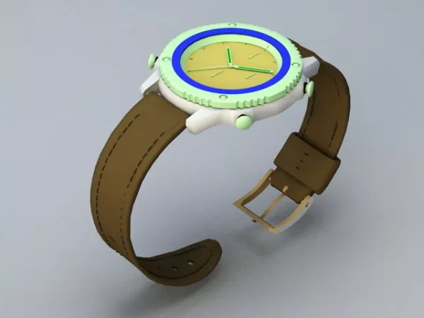 Wall Mounted Clock 3d model
