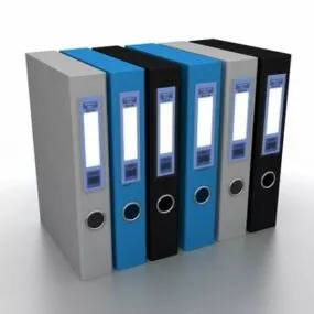 Office Desktop File Holder 3d model