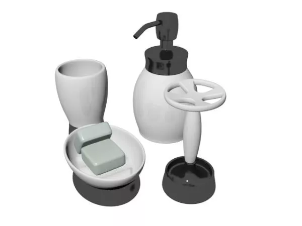 Bathroom Equipment Soap 3d model