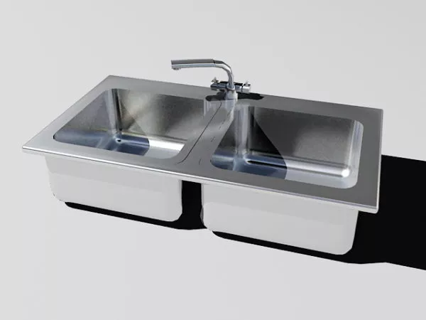 Ong Block Sink Cabinet 3d model