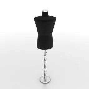 Fashion Store Dress Form Mannequin 3d model