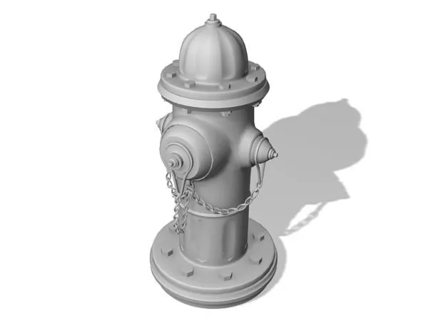 Fire Extinguisher Medium Size 3d model