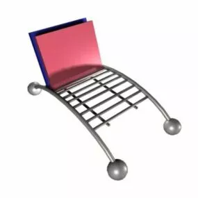 Office Metal Folder Holder 3d model