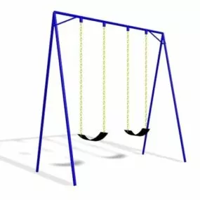 Outdoor Playground Swing Set 3d model