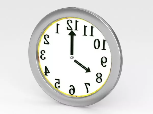 Cat Wall Clock 3d model