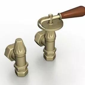Industrial Home Radiator Valves 3d model