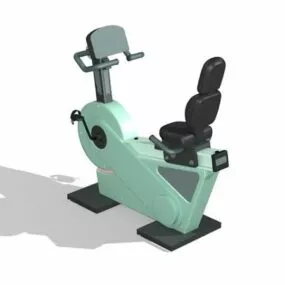 Fitness Equipment Recumbent Exercise Bike 3d model