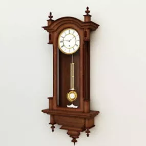 Living Room Antique Wall Clock 3d model