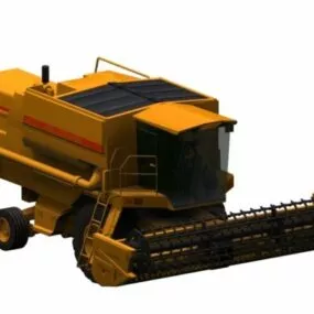 Industrial Combine Harvester 3d model