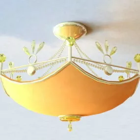 Semi Flush Ceiling Light Design 3d model