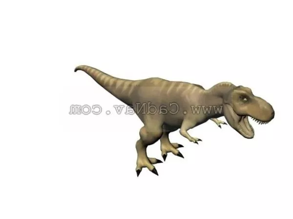 Skeleton Of Dinosaur Bit Game Console 3d model