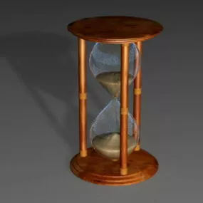 Antique Hourglass Hospital Equipment 3d model