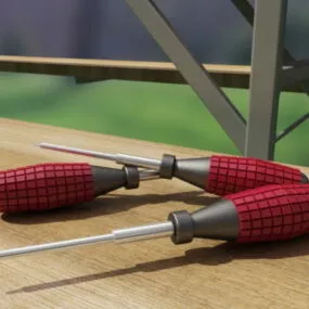 Flat Head Screwdriver Hand Tools 3d model