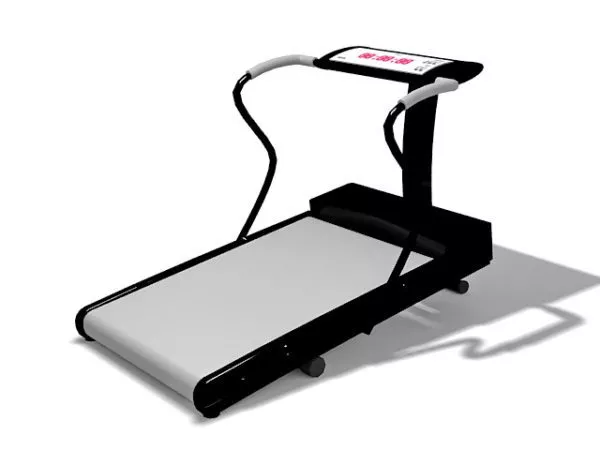 Fitness Treadmill Walk Machine With Monitor 3d model