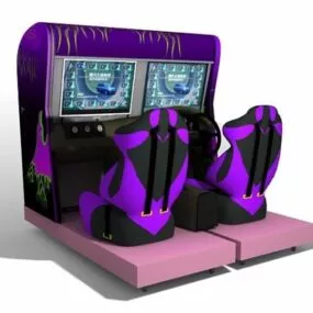 Sport Car Racing Games Machines 3d model