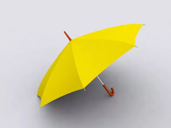 House Yellow Umbrella 3d model House Yellow Umbrella 3d model