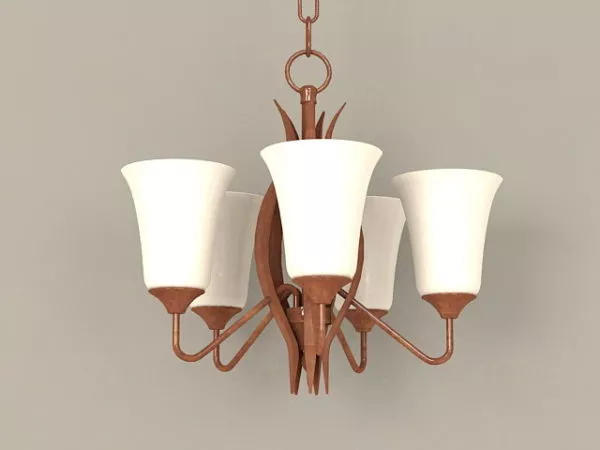 Vintage Home Chandelier 3d model Vintage Home Chandelier 3d model