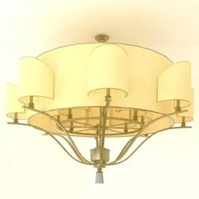 Semi Flush Mount Home Ceiling Light 3d model