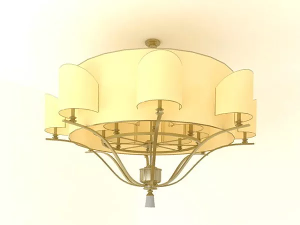 Semi Flush Mount Home Ceiling Light 3d model Semi Flush Mount Home Ceiling Light 3d model