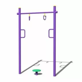 Outdoor Gym Exercise Equipment 3d model