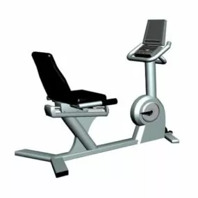 Recumbent Fitness Exercise Bike 3d model