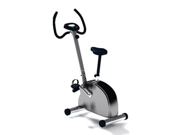 Small Green Wheel Bicycle 3d model