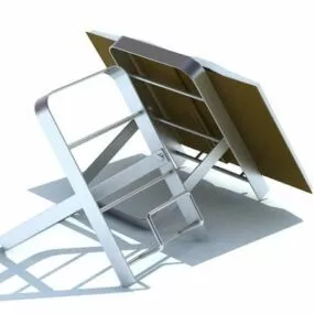 Kitchen Plate Display Rack 3d model