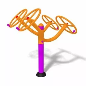 Outdoor Fitness Exercise Equipment 3d model