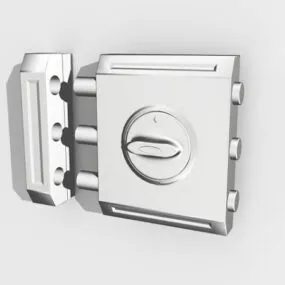 Security Home Door Lock 3d model