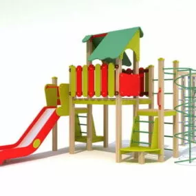 Kids Outdoor Playground 3d model