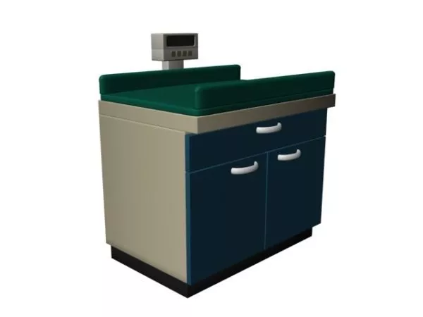 Hospital Pediatric Examination Table 3d model Hospital Pediatric Examination Table 3d model
