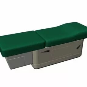 Medical Examination Table Equipment 3d model