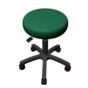 Medical Exam Stool 3d model