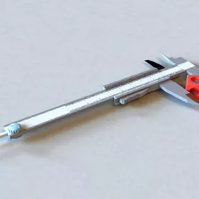 Home Tool Vernier Caliper 3d model
