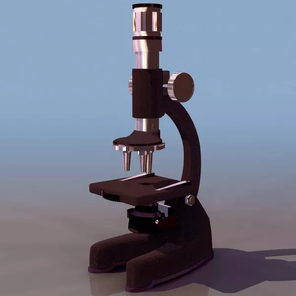 Hospital Optical Microscope Equipment 3d model Hospital Optical Microscope Equipment 3d model