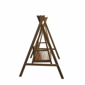 Wooden Swing Seat Outdoor Furniture 3d model