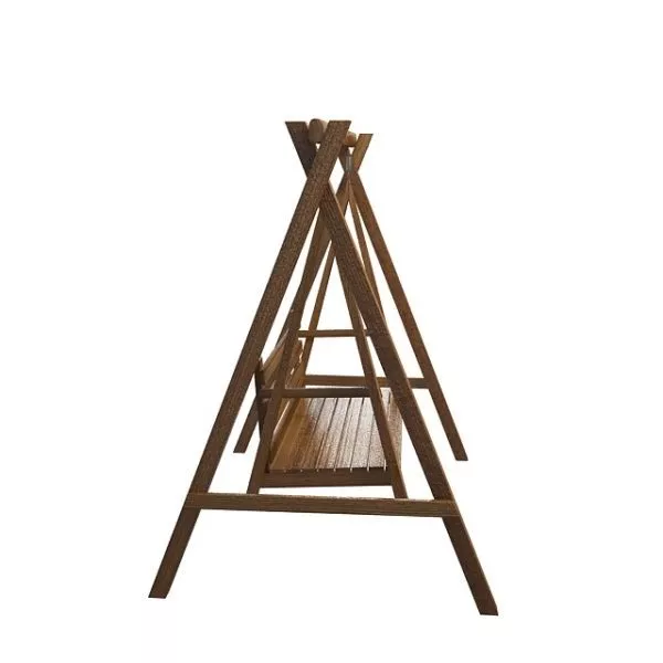 Wooden Swing Seat Outdoor Furniture 3d model Wooden Swing Seat Outdoor Furniture 3d model
