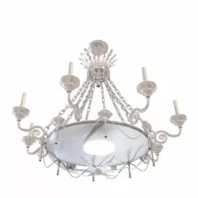 Antique Church Chandelier 3d model